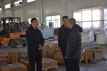 于海滨深入企业开展入企服务和春节前走访慰问活动